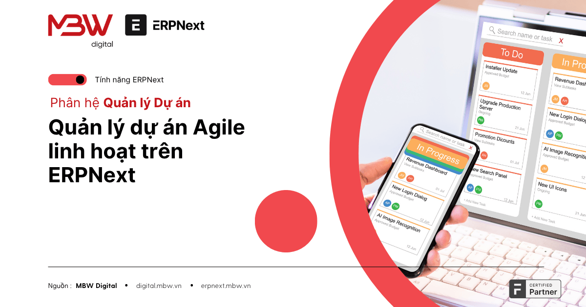 Quản lý dự án Agile linh hoạt trên ERPNext