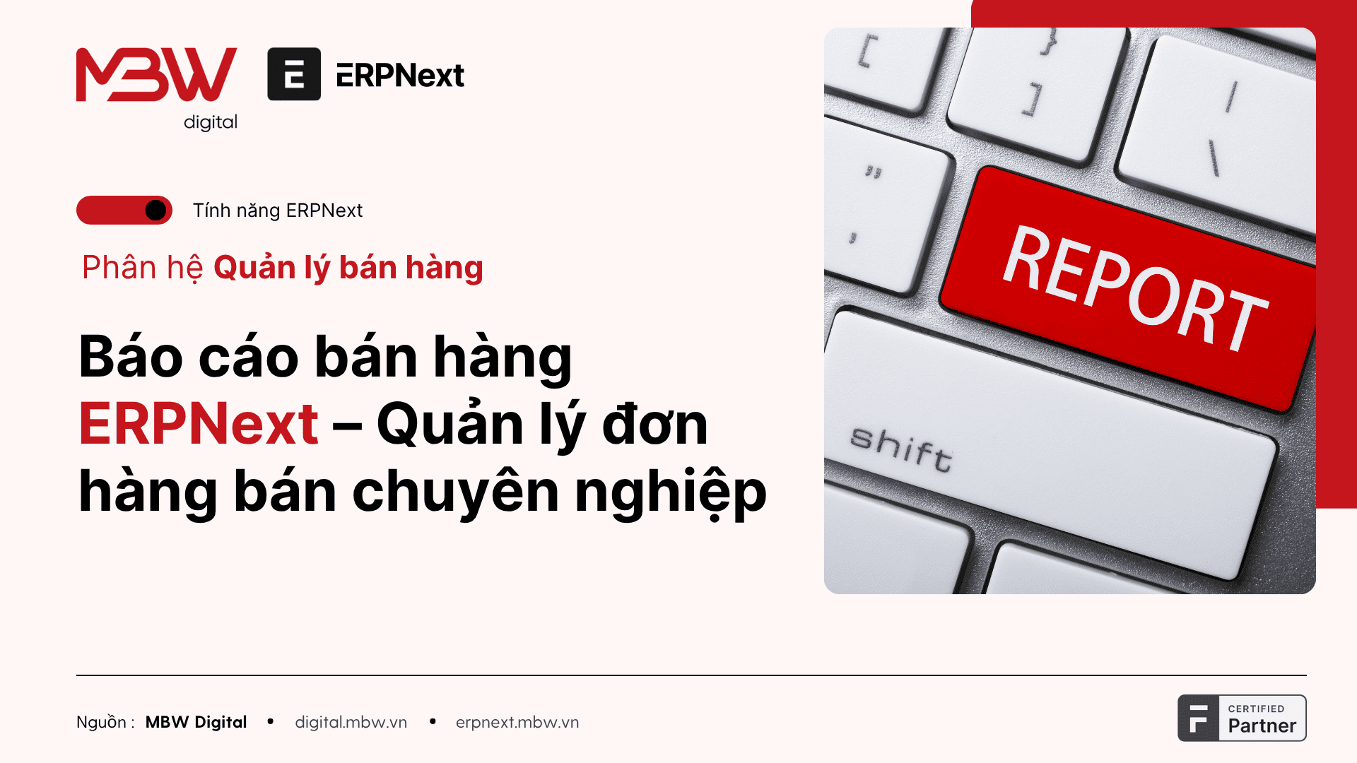 Theo dõi doanh số bán hàng với báo cáo ERPNext