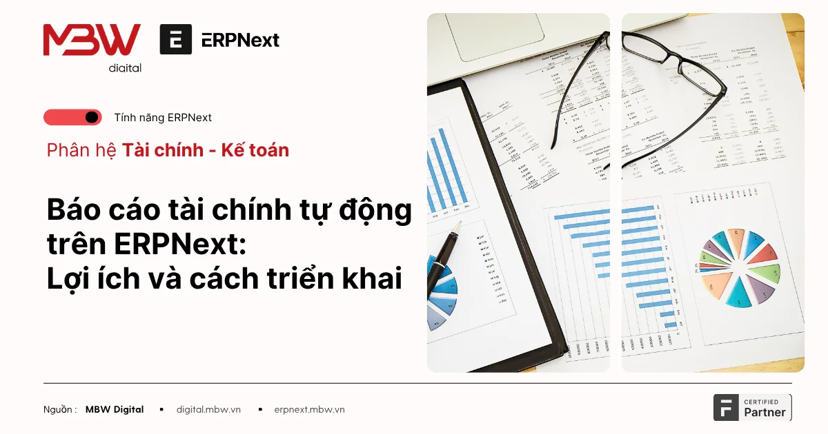 Báo cáo tài chính tự động trên ERPNext: Lợi ích và cách triển khai chi tiết
