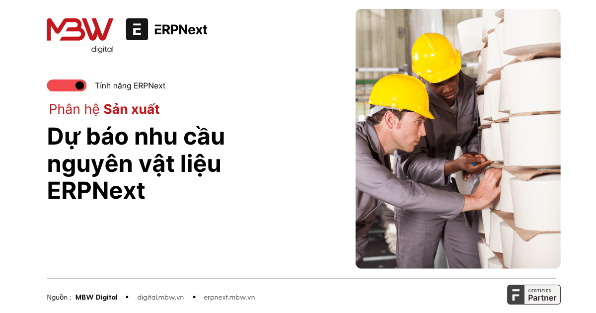 Dự báo nhu cầu nguyên vật liệu ERPNext