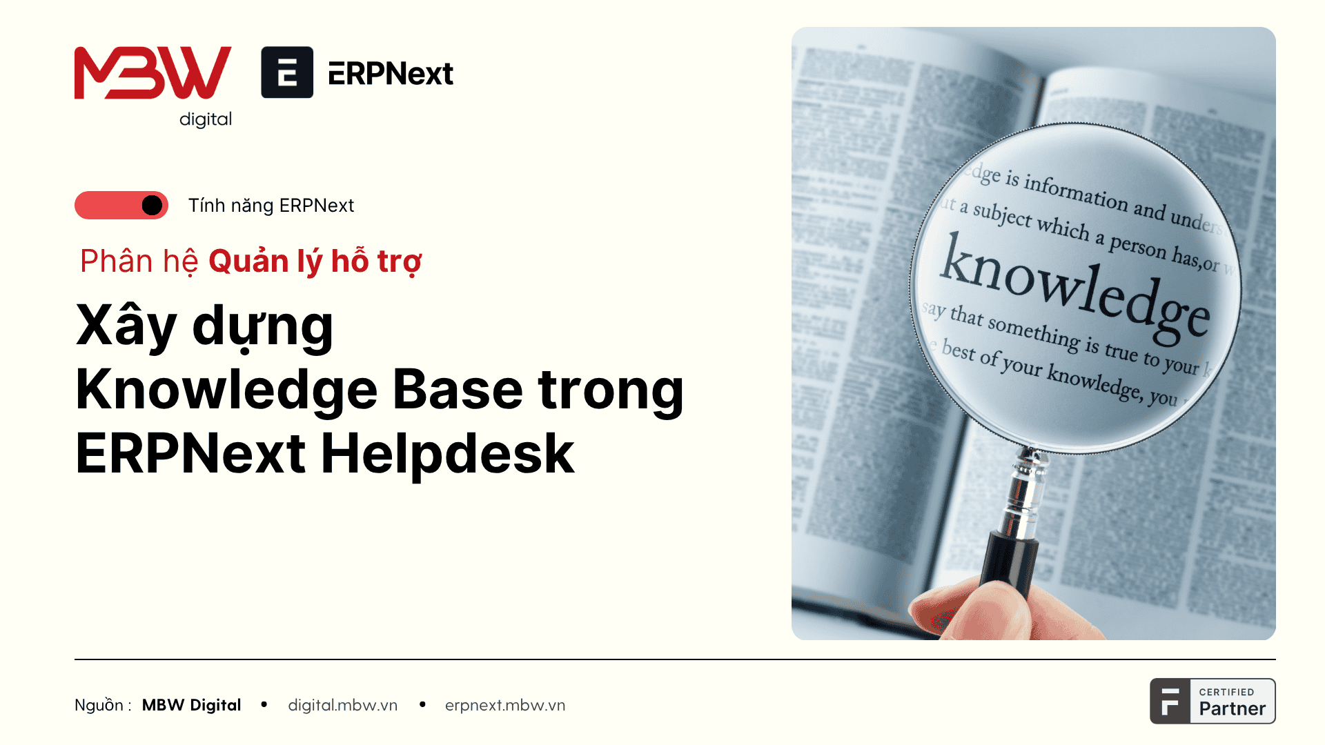 Xây dựng Knowledge Base trong ERPNext Helpdesk