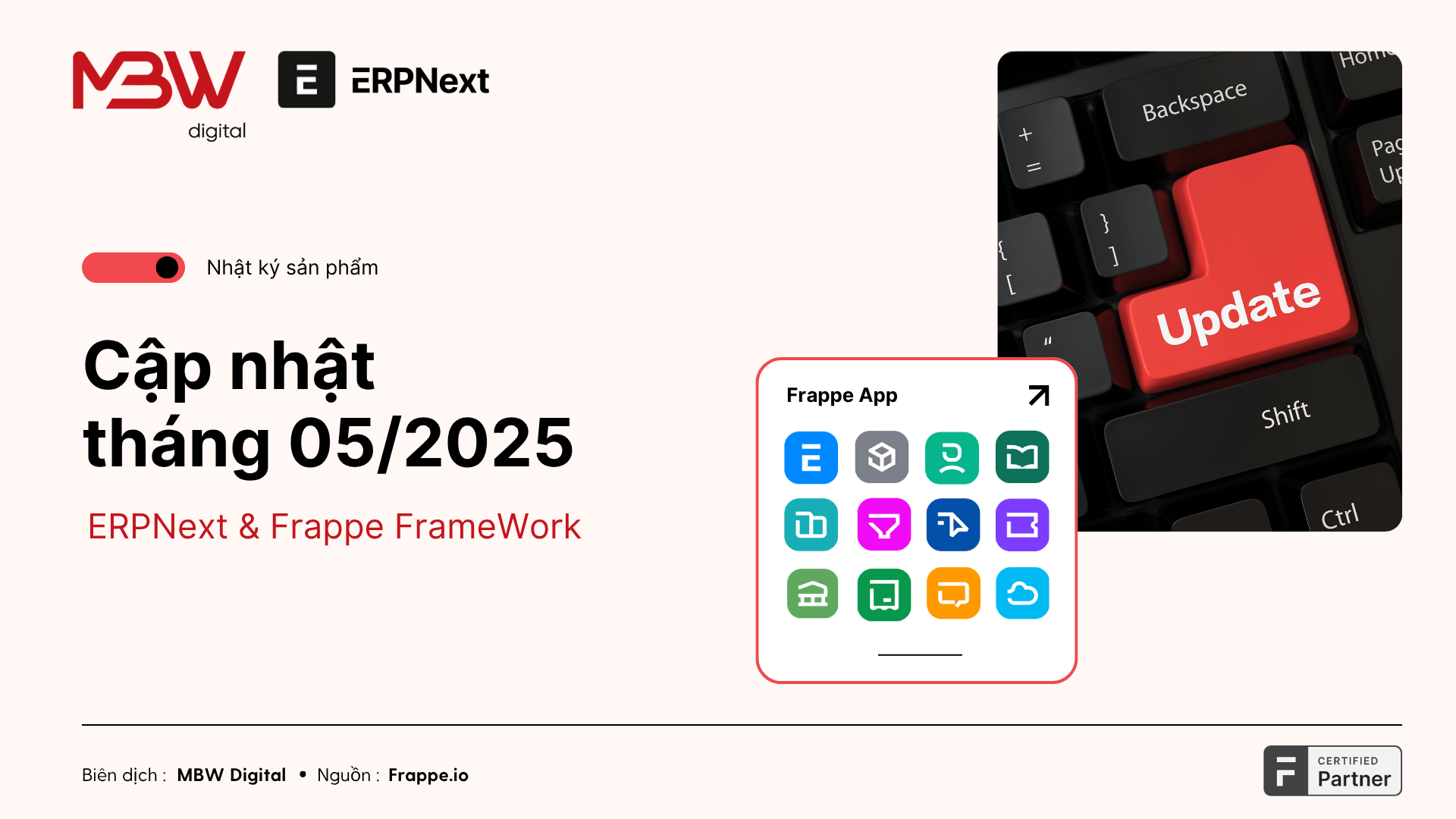 Nhật ký cập nhật ERPNext T5/2025
