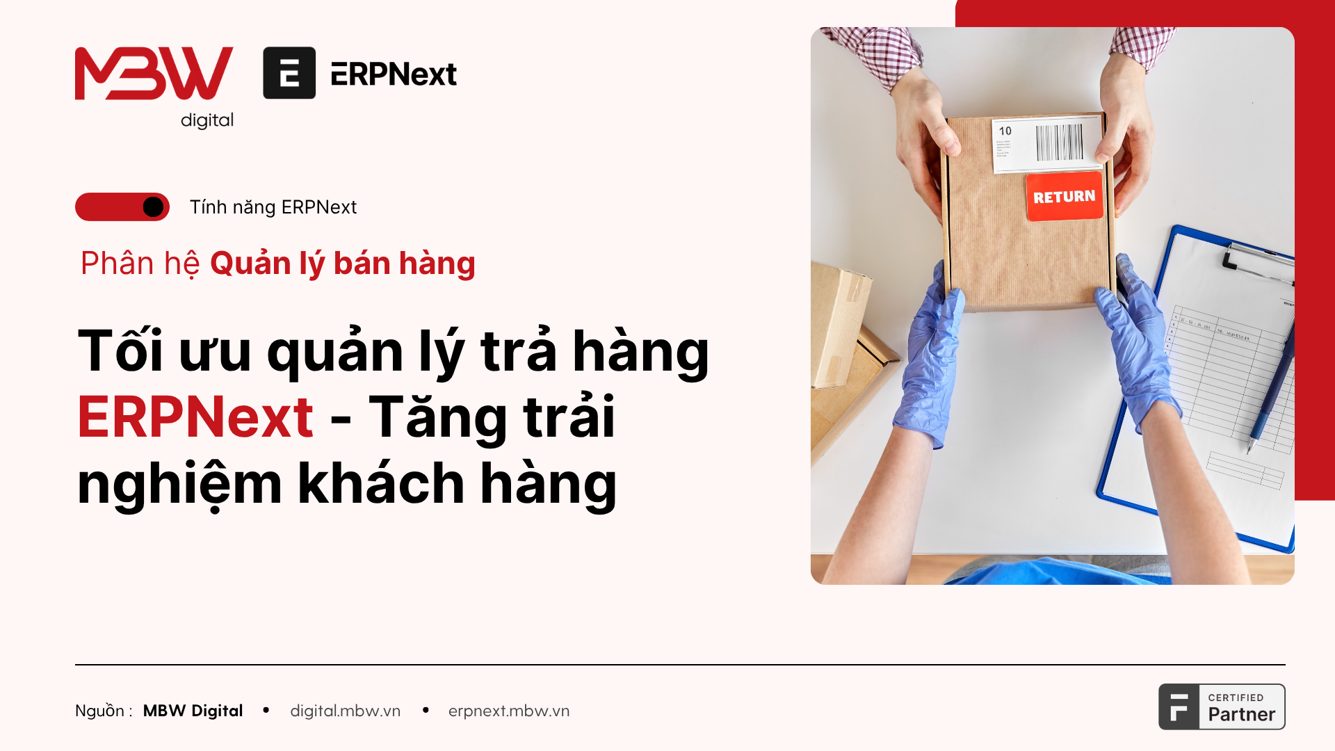 Quản lý trả hàng và xử lý khiếu nại bằng ERPNext