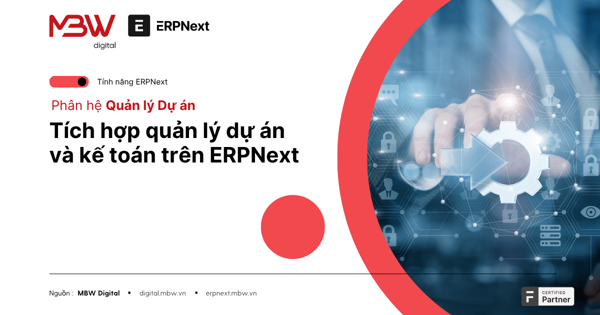 Tích hợp quản lý dự án và kế toán trên ERPNext