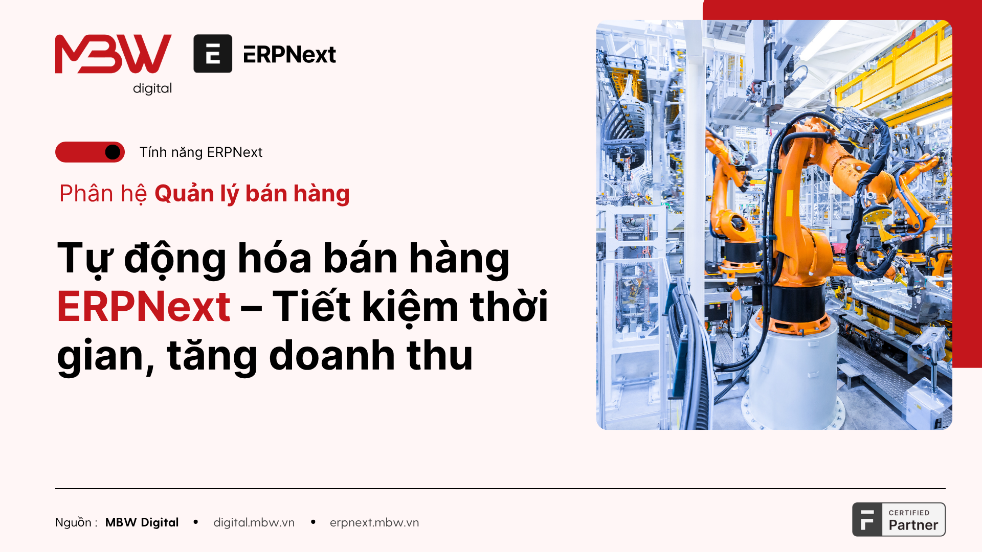 Tự động hóa quy trình bán hàng với ERPNext