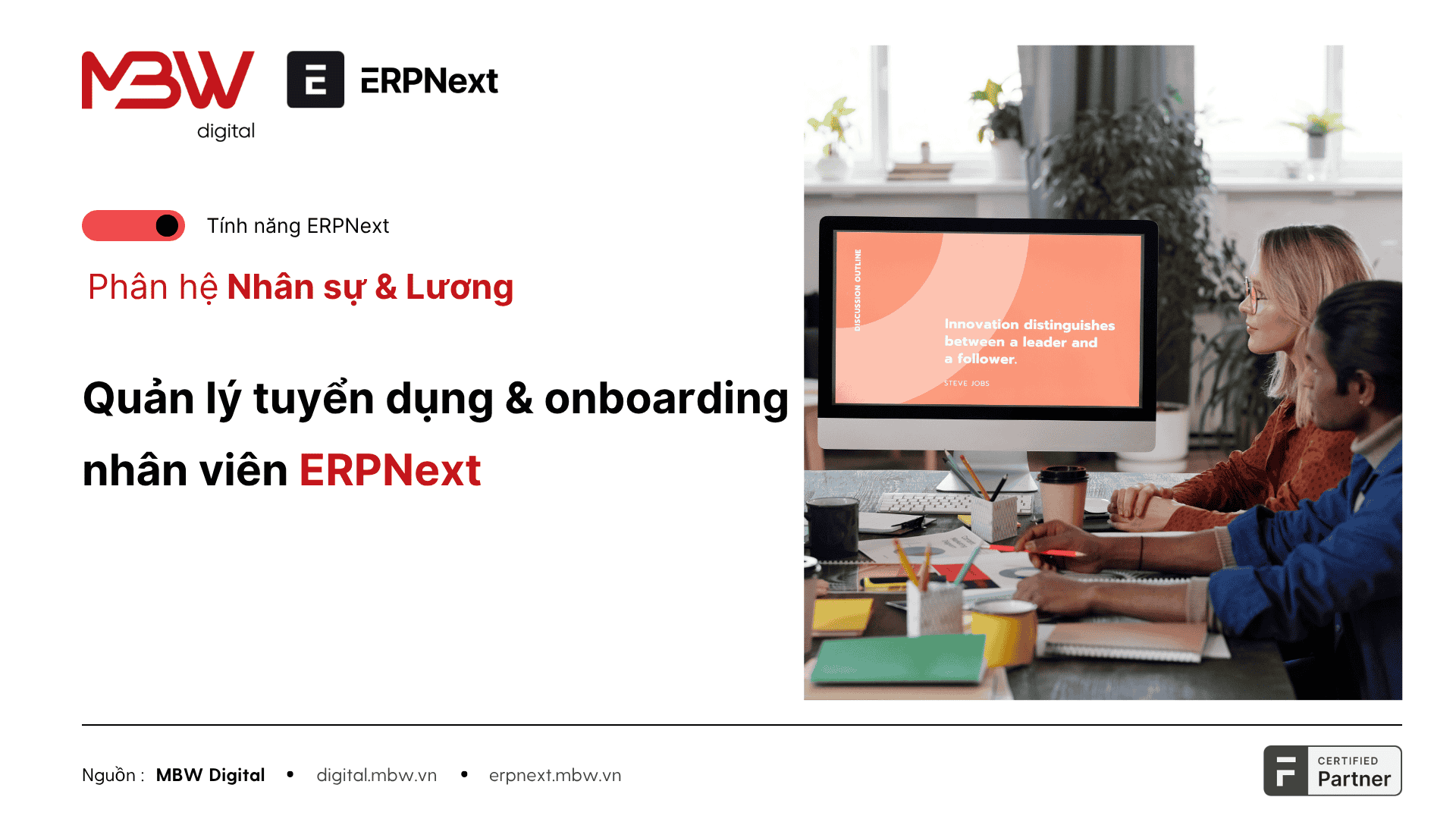 Quản lý tuyển dụng và onboarding nhân viên ERPNext